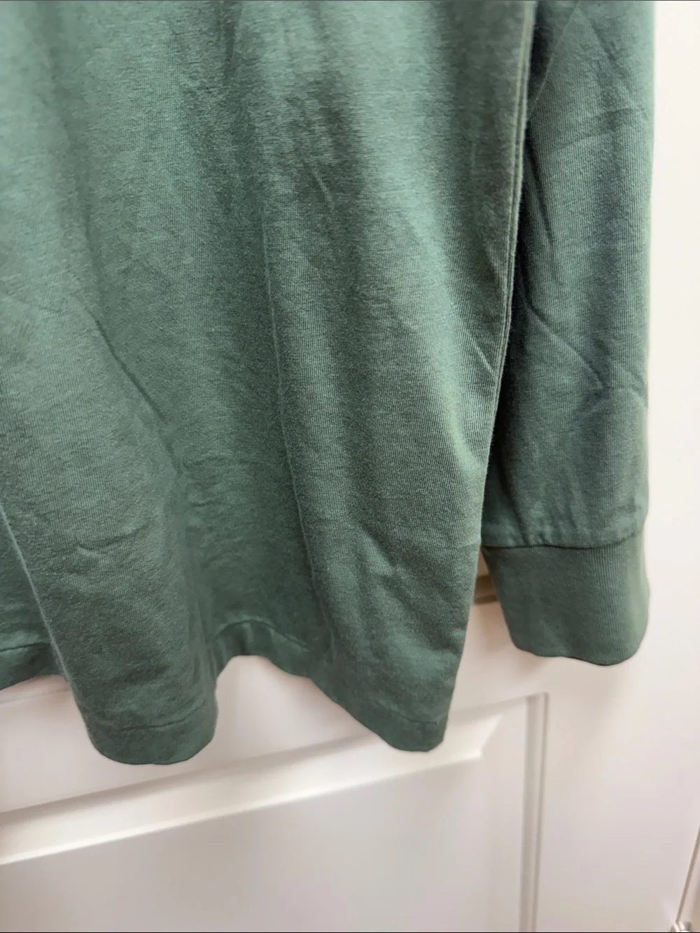 Polo by Ralph Lauren Olive Long-Sleeve Crew Shirt with Yellow Pony